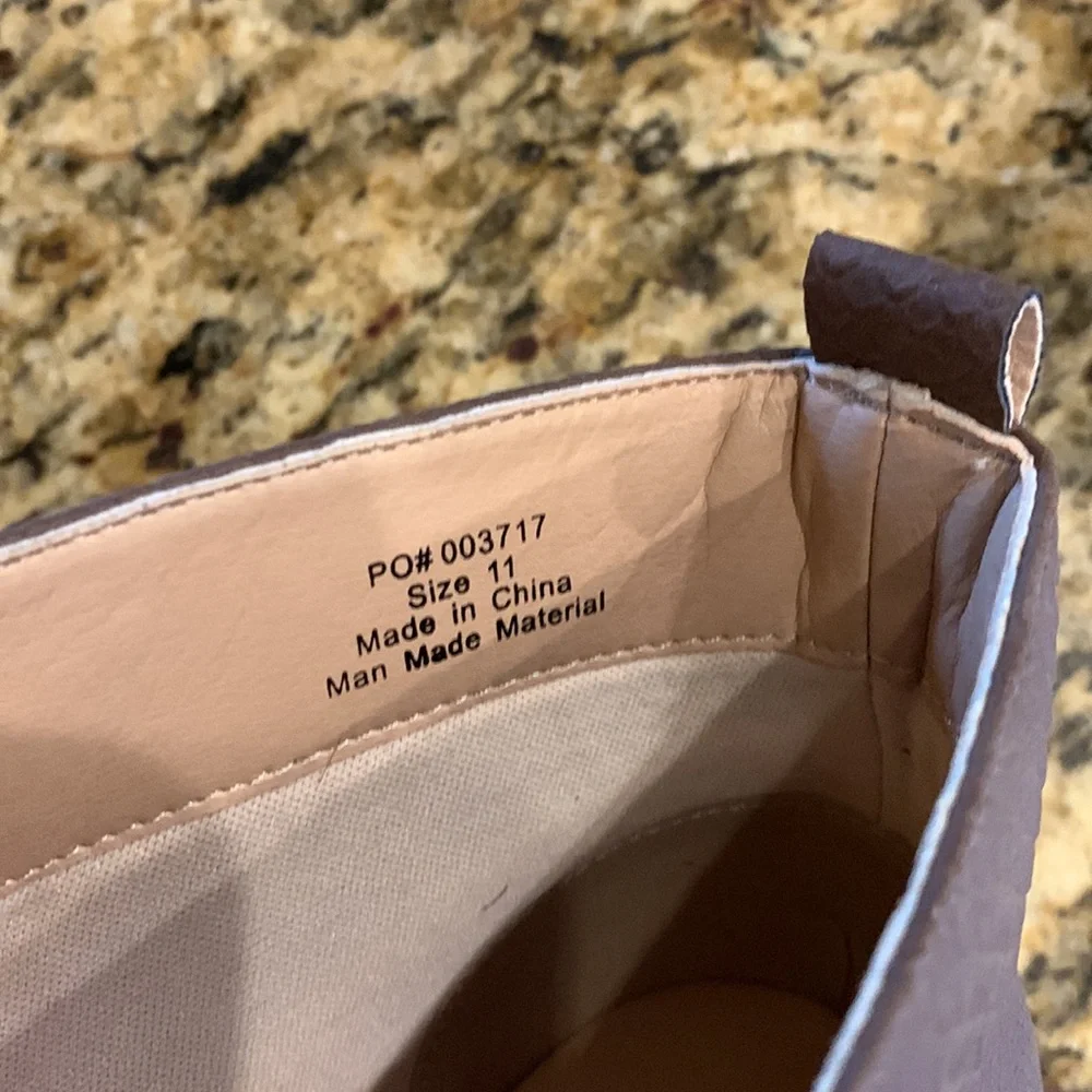 Journey + Crew heeled ankle boots, brown, size 11, NWT |  offer in description